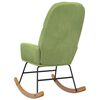 vidaXL Cadeira de baloi&ccedil;o veludo verde-claro