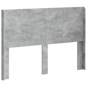vidaXL Cabeceira Cinzento Cimento Derivados de Madeira