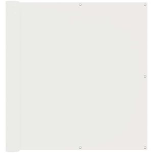 vidaXL Tela de Varanda Branco 110 x 400 cm Tecido Oxford