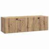 vidaXL Gabinete de TV de Parede 98 x 31 x 30 cm Carvalho Arttisan