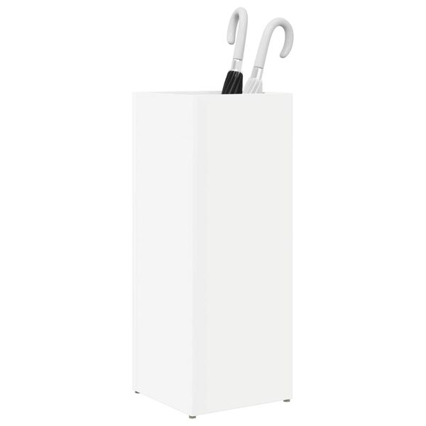 vidaXL Suporte de Guarda-Sol Branco 25 x 24,5 x 64 cm