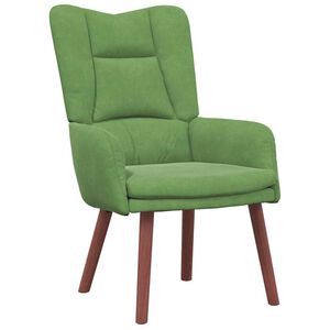 vidaXL poltrona Verde Claro 63 x 67 x 94 cm Veludo