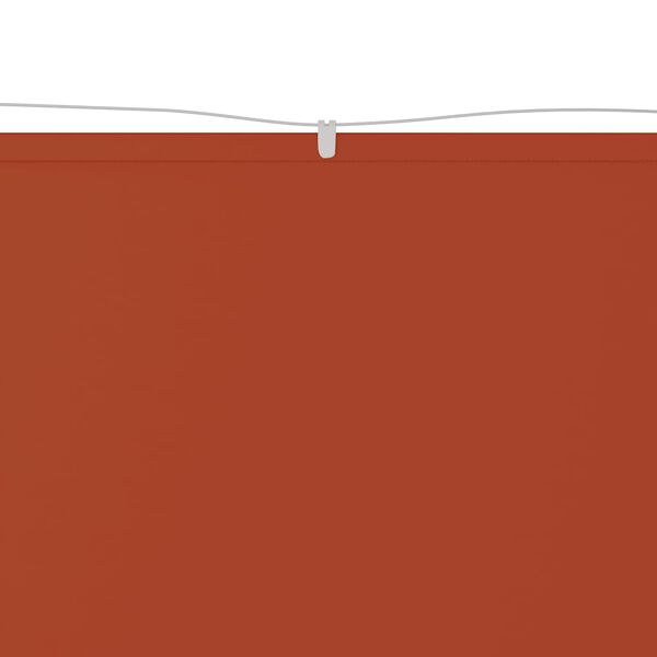vidaXL Toldo vertical 60x800 cm tecido oxford cor terracota