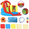 Happy Hop Castelo insufl&aacute;vel c/ escorrega e piscina 280x319x211 cm
