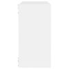 vidaXL Prateleiras de parede em forma de cubo 4 pcs 30x15x30cm branco