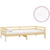 vidaXL Sof&aacute;-cama com colch&atilde;o 90x200 cm pinho maci&ccedil;o