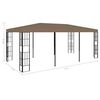vidaXL Gazebo 6x3 m cinzento-acastanhado