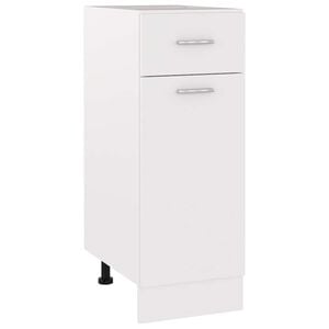 vidaXL Arm&aacute;rio inferior c/ gavetas &ldquo;Lyon&rdquo; deriv. madeira branco