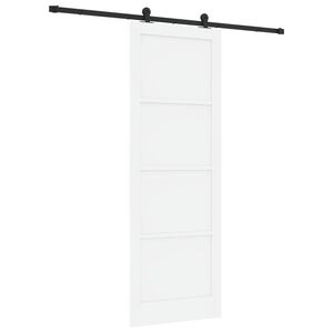 vidaXL Porta Deslizante ORKDAL Branco 83 x 232 cm