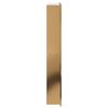 vidaXL Nicho parede p/ duche 32x62x9cm aço inoxidável dourado escovada
