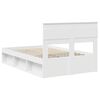 vidaXL Estrutura da Cama com cabeceira Branco 120 x 190 cm