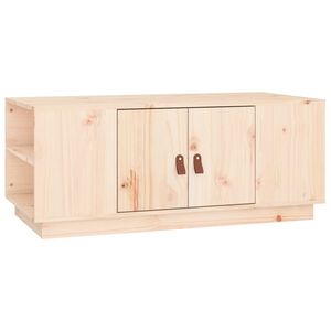 vidaXL Mesa de centro 100x50x41 cm pinho maci&ccedil;o
