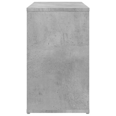 vidaXL Móvel lateral 60x30x50 cm contraplacado cinzento cimento