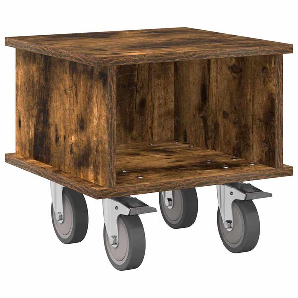 vidaXL Suporte para TV Carvalho Defumado 37 x 35 x 35 cm