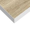 vidaXL Prateleiras de parede 4 pcs 40x23x3,8 cm MDF carvalho e branco