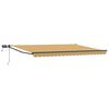 vidaXL Toldo retr&aacute;til manual com LEDs 5 x 3 m