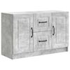 vidaXL Buffet Cinzento Cimento 89 x 34,5 x 57 cm Derivados de Madeira