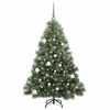 vidaXL &Aacute;rvore de Natal Artificial com 150 LEDs Verde 150 cm PE e PVC