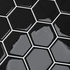 vidaXL Azulejo hexagonal 50 pcs Branco e Cinza 30 x 30 cm