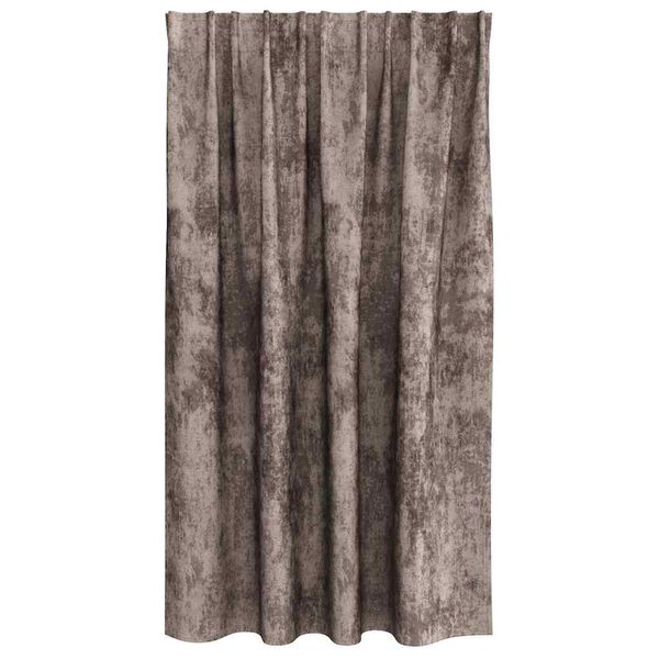 vidaXL Cortinas de Veludo 2 pcs Cappuccino 140 x 140 cm Veludo