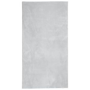 vidaXL Tapete pelo curto macio e lav&aacute;vel HUARTE 60x110 cm cinzento
