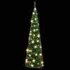 vidaXL Árvore de Natal artificial pop-up c/ 50 luzes LED 120 cm verde