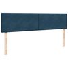 vidaXL Estrutura cama otomana colch&otilde;es 180x200 cm veludo azul escuro