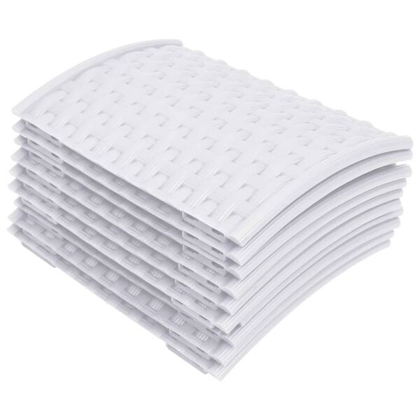 vidaXL Saia para &aacute;rvore de Natal &Oslash;54x19,5 cm branco