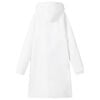 vidaXL Sweatshirt manta Branco 95 x 85 cm Fleece e Flanela