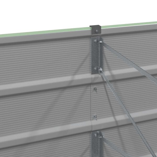 vidaXL Floreira Verde Pastel 480 x 50 x 45 cm A&ccedil;o Galvanizado