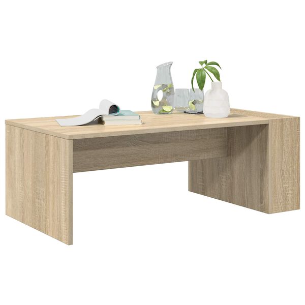 vidaXL Mesa de centro Carvalho Sonoma 95 x 50 x 34 cm