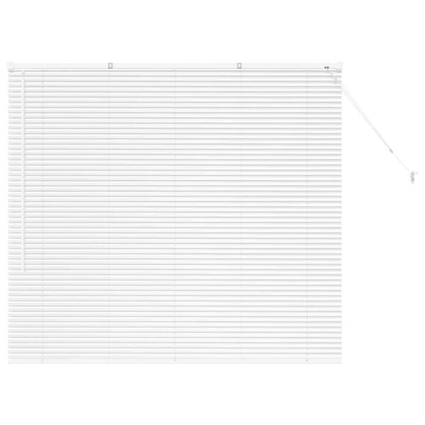 vidaXL Persianas venecianas Manual Branco 130 x 140 cm Alum&iacute;nio