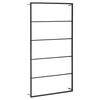 vidaXL Toalheiro 60x10x116 cm a&ccedil;o preto