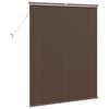 vidaXL Cortina Veneziana Marrom Escuro com Padr&atilde;o 150 x 110 cm PVC