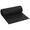 vidaXL Folha de Drenagem Estriada Preto 0,5 x 10 m HDPE