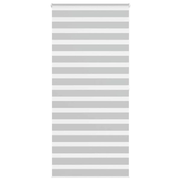 vidaXL Cortina de zebra 105x200 cm largura do tecido 100,9cm poli&eacute;ster