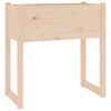 vidaXL Vaso/floreira 78x40x81 cm pinho maci&ccedil;o