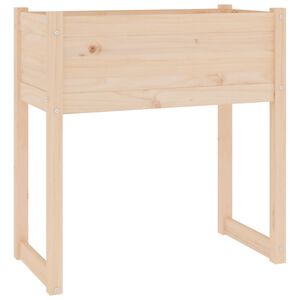 vidaXL Vaso/floreira 78x40x81 cm pinho maci&ccedil;o