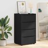 vidaXL Gabinetes de Armazenamento 2 pcs Preto 60 x 48 x 105 cm