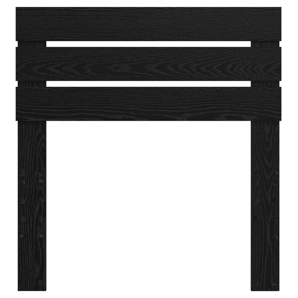 vidaXL Cabeceira Carvalho Preto 100 cm Madeira processada