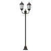 vidaXL Luz de Jardim 68 x 20 x 235 cm Alum&iacute;nio e Vidro