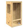 vidaXL Terr&aacute;rio Castanho 50 x 50 x 100 cm OSB