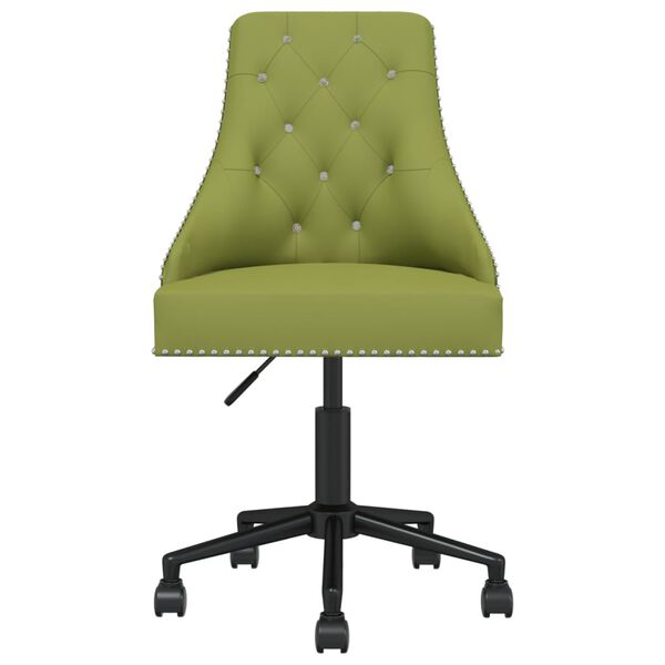 vidaXL Cadeiras de jantar girat&oacute;rias 2 pcs veludo verde-claro