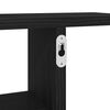 vidaXL Prateleiras de parede 2 pcs derivados madeira carvalho preto