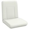 vidaXL Cadeira de Piso Branco 50 x 73 x 60 cm Couro Sint&eacute;tico