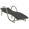 vidaXL Espregui&ccedil;adeira com almofad&atilde;o 60x199x42 cm vime PE