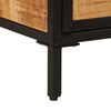 vidaXL Mesa de cabeceira 40x30x52,5 cm madeira mangueira áspera maciça