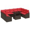 vidaXL Conjunto de Sof&aacute;s 10 unid. 9-N&uacute;mero de lugares