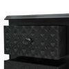 vidaXL Mesa de cabeceira 43x32x65 cm MDF preto