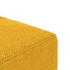 vidaXL Sof&aacute;-cama 2 lugares com duas almofadas tecido amarelo